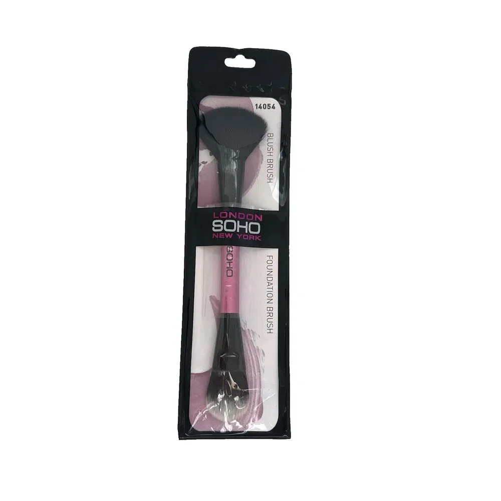 London SOHO New York Makeup Brush Lot + Brush Cube Holder NEW Sealed